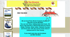 Desktop Screenshot of bigtopbounce.com
